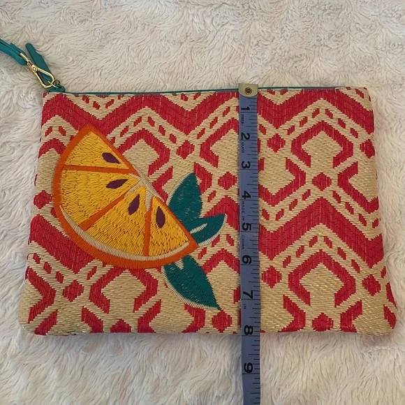 Vera Bradley Straw Beach Wristlet Clutch NWOT - Picture 7 of 8